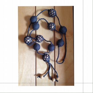 Вязанные бусы