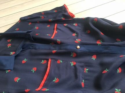 Блуза шелковая М новая