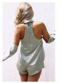 Комбинезон зелёный Sabo Skirt
