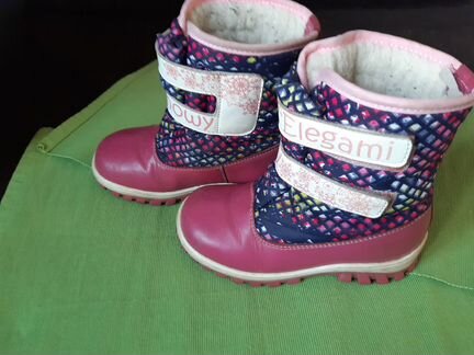 Сапожки для девочки Элегами размер 27 осень-зима