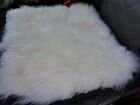 Меховая подушка на сиденье из овчины белая объявление продам