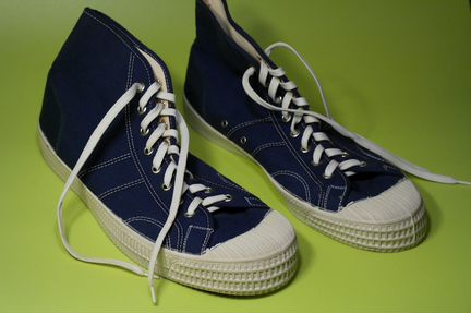 Кеды синие высокие 46 размер стелька 30 см