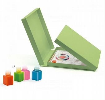 Djeco шелковый платок, Глутон, снег-снежок новые