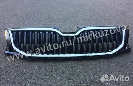 Решетка радиатора Skoda Octavia A7 дорестайлинг