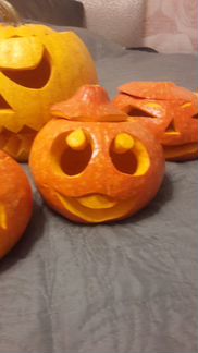 Фонарь из тыквы на Хэллоуин