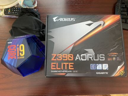 I9 9900K + Aorus Z390 elite гарантия