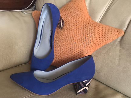 Туфли натуральная замша