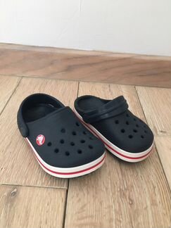 Детские резиновые сандали тапки Crocs размер 4-5