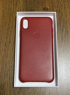 Оригигальный кожаный чехол для iPhone XS Max