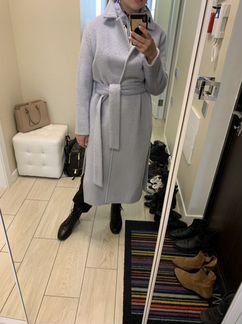 Красивое элегантное итальянское пальто 44-46 разме