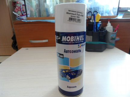 Баллон с автоэмалью металлик mobihel 520 мл