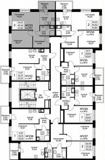 2-к квартира, 41.7 м², 3/8 эт.