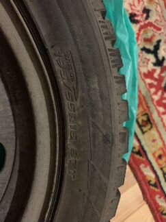 Зимнее колесо с шипованной шиной hankook 195/55R16