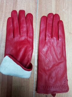 Перчатки кожаные новые