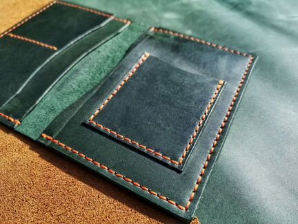 Обложка на паспорт из кожи Crazy Horse