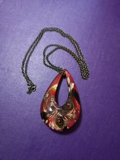 Италия, муранское стекло серьги кулон браслеты