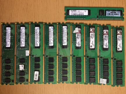 Оперативная память DDR-1, DDR-2 для пк и ноутбука