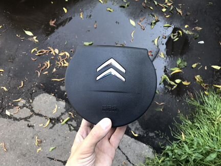 Подушка водителя в руль штатная Citroen C4 из Евро