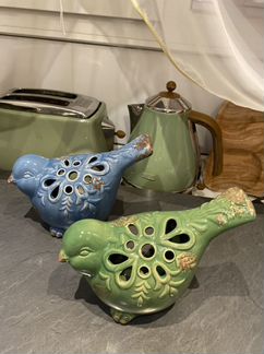 Подсвечники-статуэтки птицы