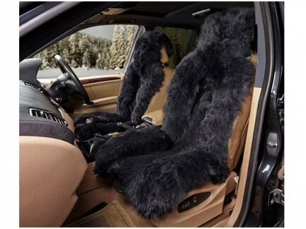 Меховая накидка (натуральная) на передние сиденья