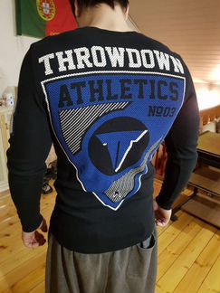 Свитшот лонгслив толстовка Throwdown made in usa