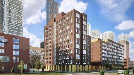 2-к квартира, 43.8 м², 38/41 эт.