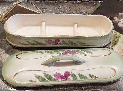 Шкатулка для зубных щеток. Кузнецов.Россия до 1917