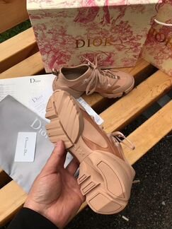 Кроссовки Dior кожаные