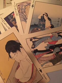 Карты Япония золотые коллекционные