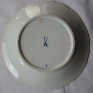 Мейссен Мейссан Meissen нарцисс чайка тарелка блюд