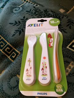 Набор столовых приборов (ложка, вилка, нож) avent