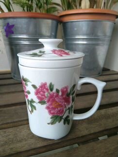 Чашка с заварочным блоком. 200 мл