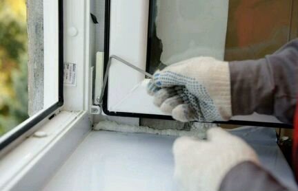 Ремонт окон пвх, Замена уплотнителя