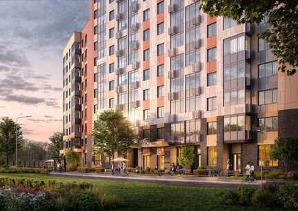 2-к квартира, 51.3 м², 4/17 эт.