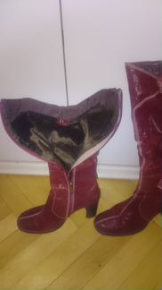 Женские сапоги натуральная кожа р.38
