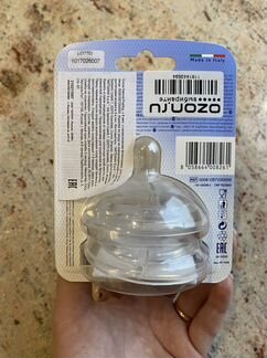 Соски бутылочные chicco natural feeling 2шт