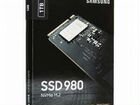 SSD M.2 накопитель Samsung 980 1тб Новый