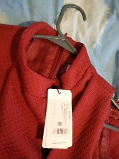 Платье бордовое новое на 44-46 р