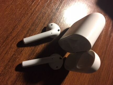 Беспроводные наушники apple airpods оригинал