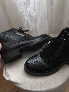 Ботинки ботильоны из кожи