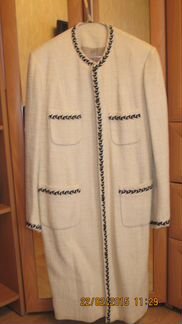 Пальто женское, модное, шерсть-100. Б. У. продам