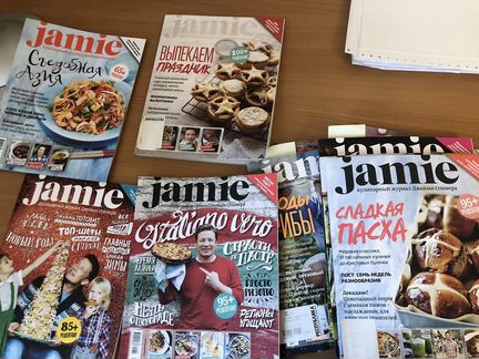 Журналы Jamie Oliver 21 штука