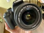 Зеркальный фотоаппарат Canon 1200D объявление продам