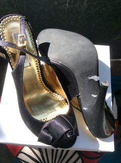 Туфли атласные