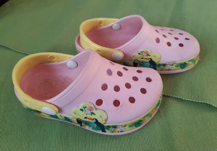 Кроксы для девочки розовые Капика размер 28-29