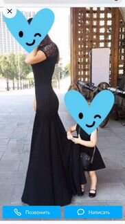 Платье вечернее черное