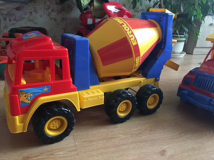 Машина Грузовик и бетономешалка