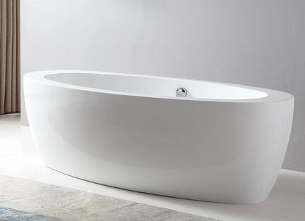 Ванна акриловая отдельностоящая Abber AB9206 185см