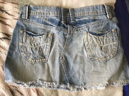 Продаю 2 джинсовые юбки, новые, р-р xxs и xs