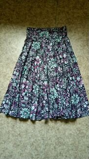 Цветастая юбка, разм XS-S